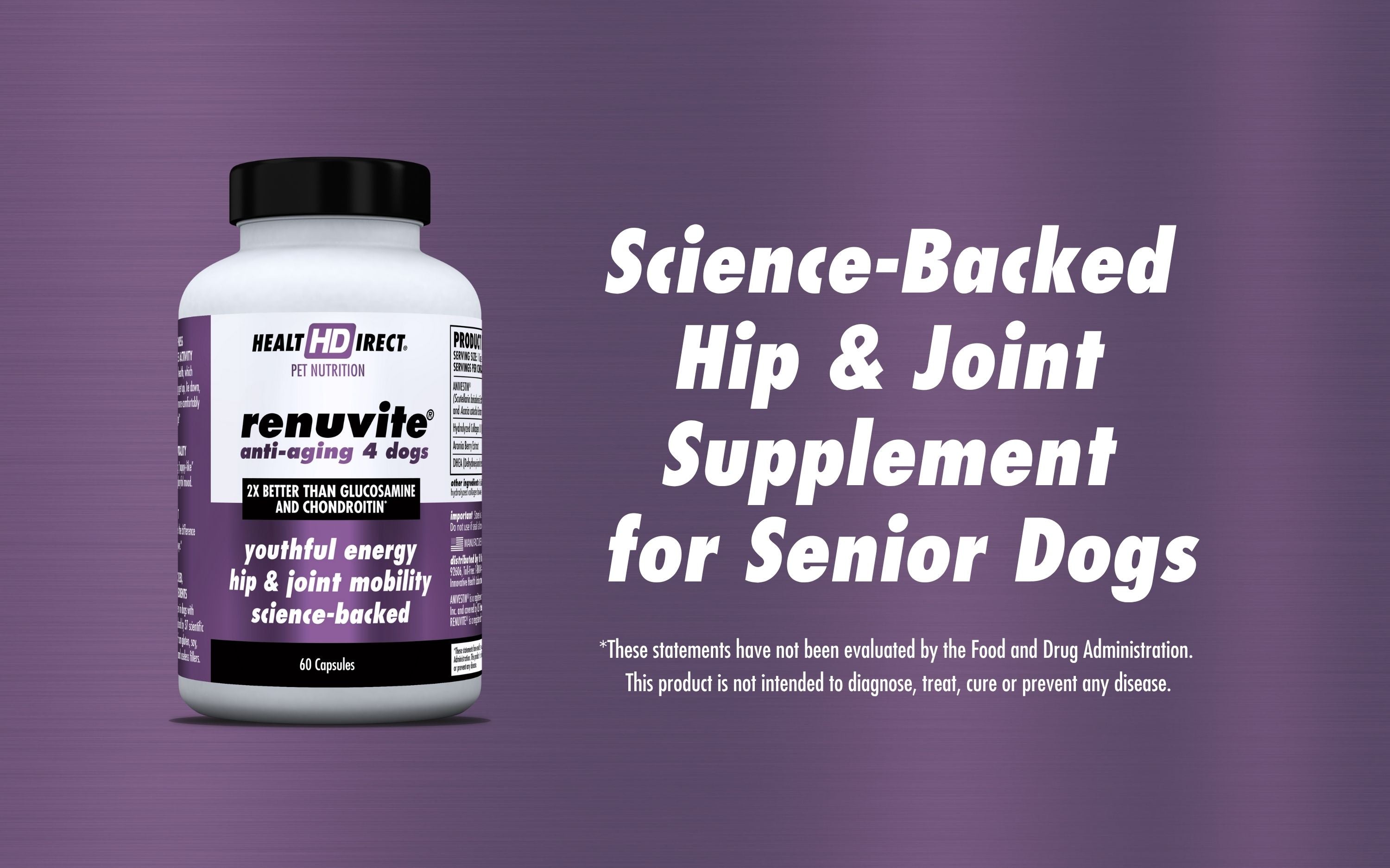 RenuVite Video: Science-Backed Hip & Joint Supplement 4 Dogs